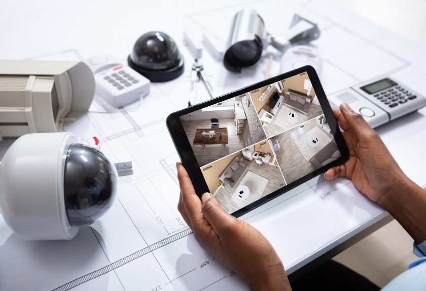 Centre de supervision alarme sur tablette